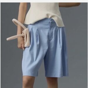 Anthropologie Maeve Avery Pleated trouser Short